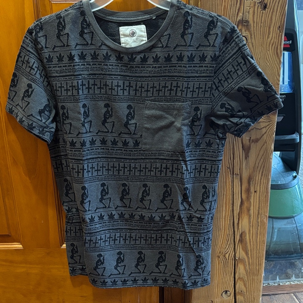 On the Byas Charcoal Graphic Short Sleeve Tee